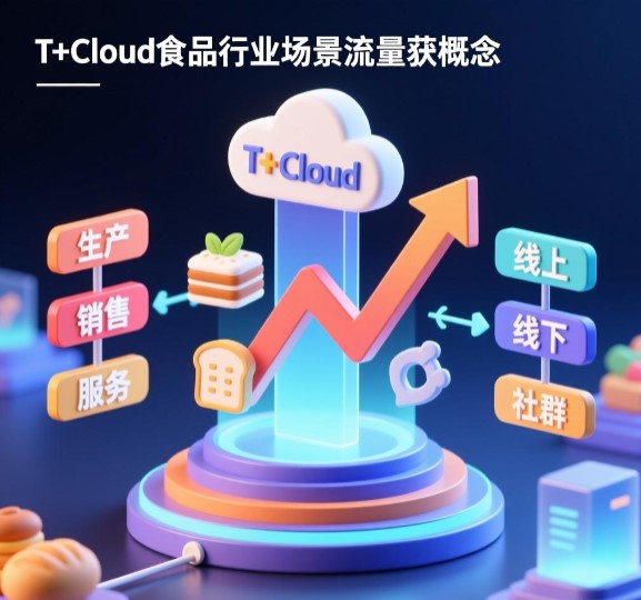 T+Cloud食品行業(yè)  全場(chǎng)景獲取流量，提高企業(yè)客戶活躍性與復(fù)購(gòu)率